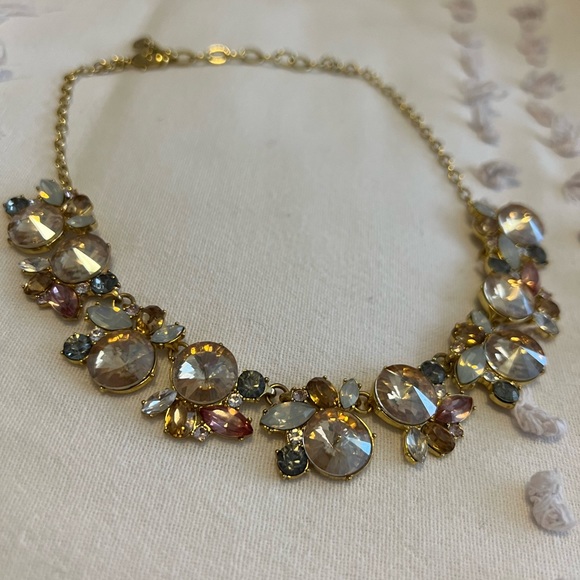 ESTELLE STATEMENT NECKLACE Gold Tone Baublebar - Picture 3 of 7